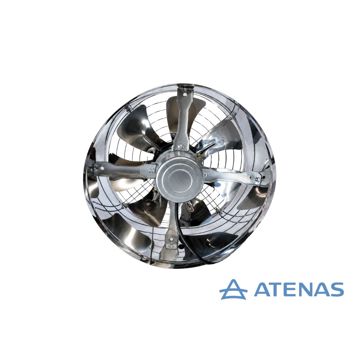 Extractor De Aire 30 CM Entubado O Para Pared Todo En Acero Inoxidable ENT30-Y - Atenas