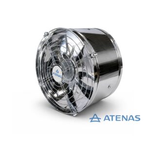 Extractor De Aire 30 CM Entubado O Para Pared Todo En Acero Inoxidable ENT30-Y - Atenas