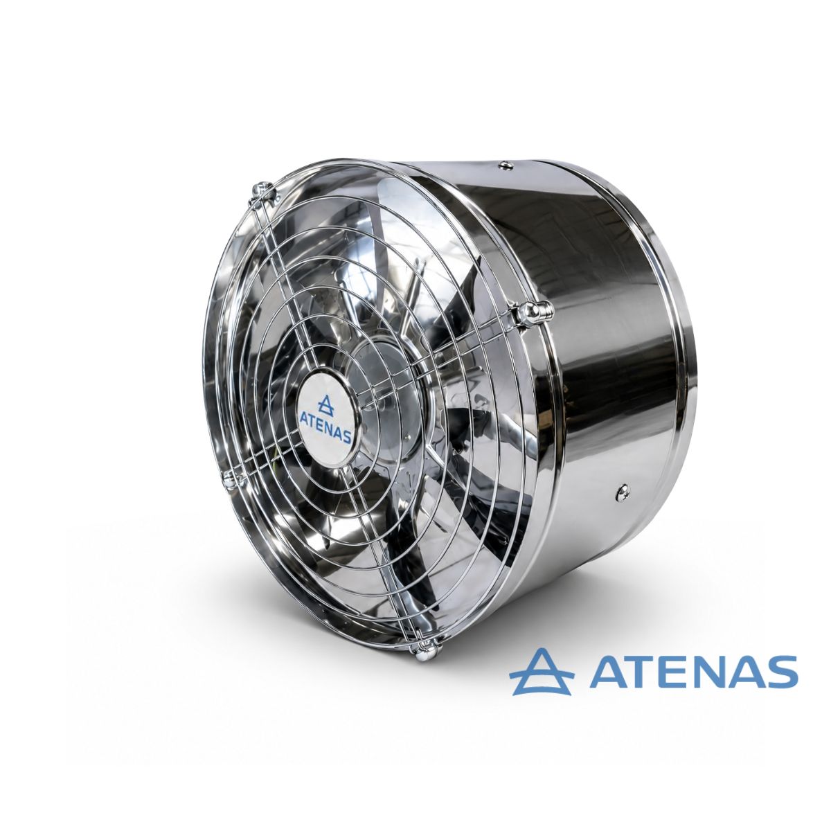 Extractor De Aire 30 CM Entubado O Para Pared Todo En Acero Inoxidable ENT30-Y - Atenas