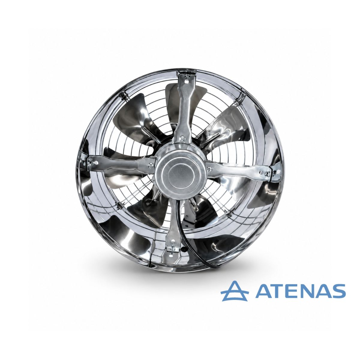 Extractor De Aire 30 CM Entubado O Para Pared Todo En Acero Inoxidable ENT30-Y - Atenas