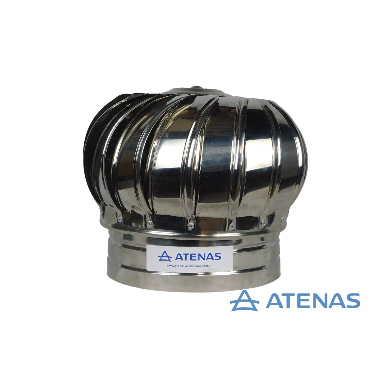Extractor Eólico de 10" (25 cm) Acero Inoxidable EO10AISI - Atenas