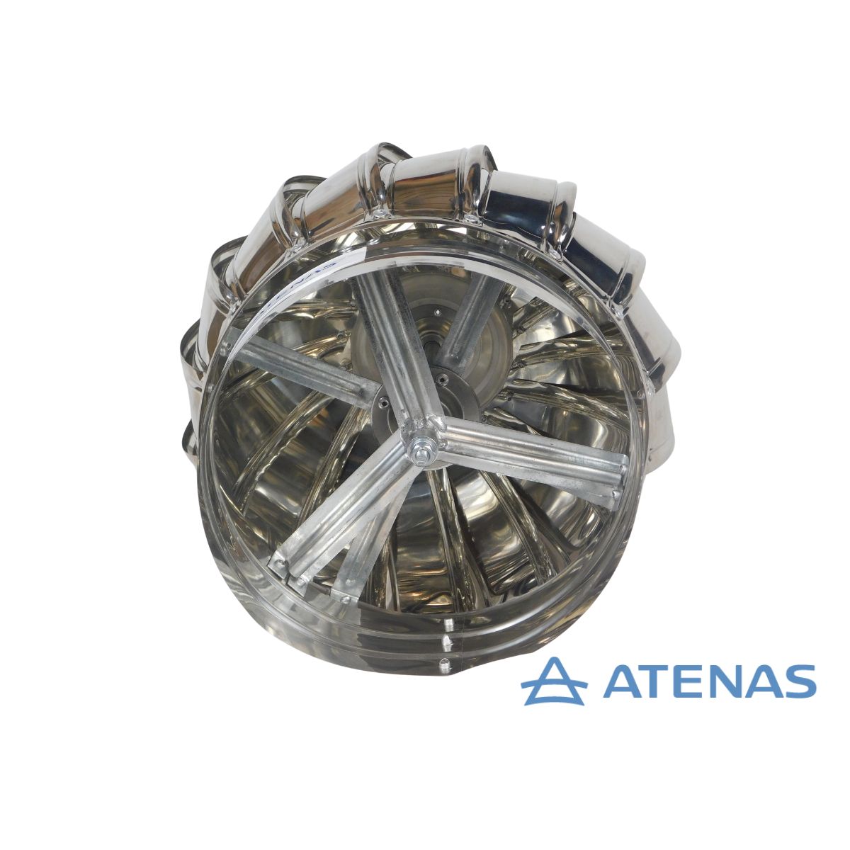 Extractor Eólico de 10" (25 cm) Acero Inoxidable EO10AISI - Atenas