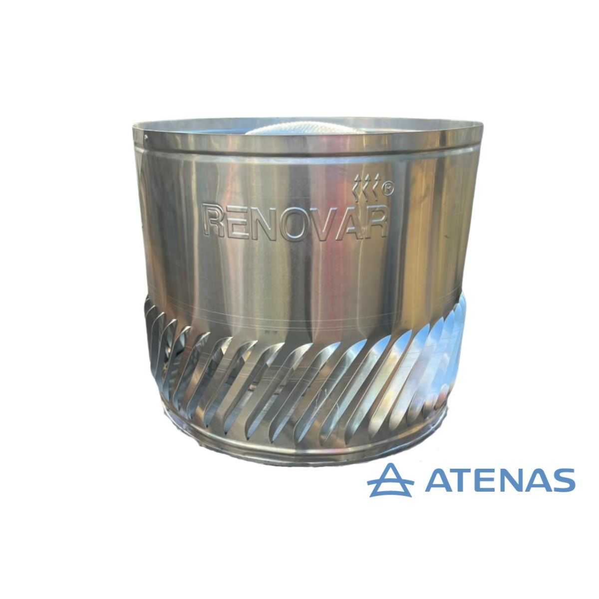 Extractor Eólico Estático Con iluminación Natural de 24" (60 CM) - Atenas