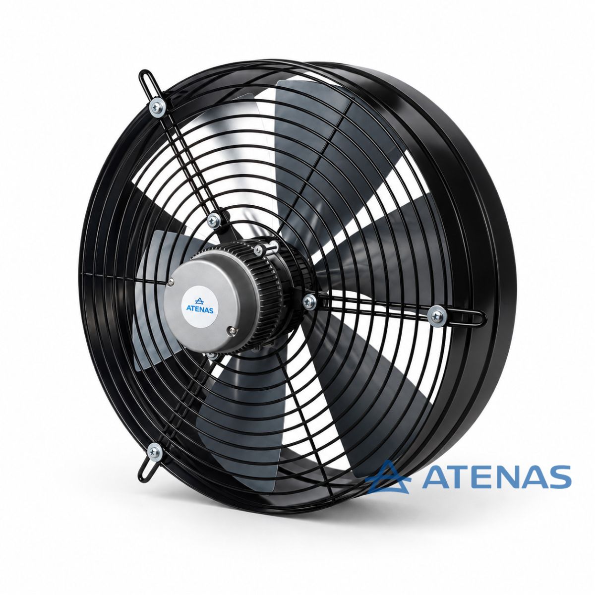 Extractor Industrial 40 CM 220V 1400 RPM Negro HME40N - Atenas