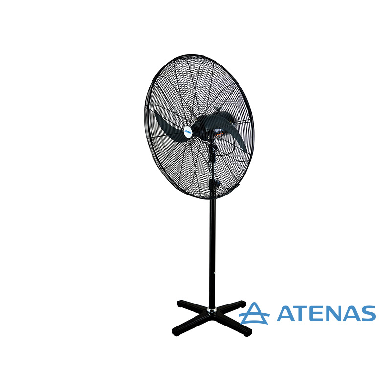 Ventilador Industrial de Pie 30" (75 CM) Oscilante 220v - Motor Atenas 30P - Atenas