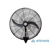 Ventilador Industrial de Pared 30" (75 cm) Oscilante 220 v - Motor Atenas - Atenas