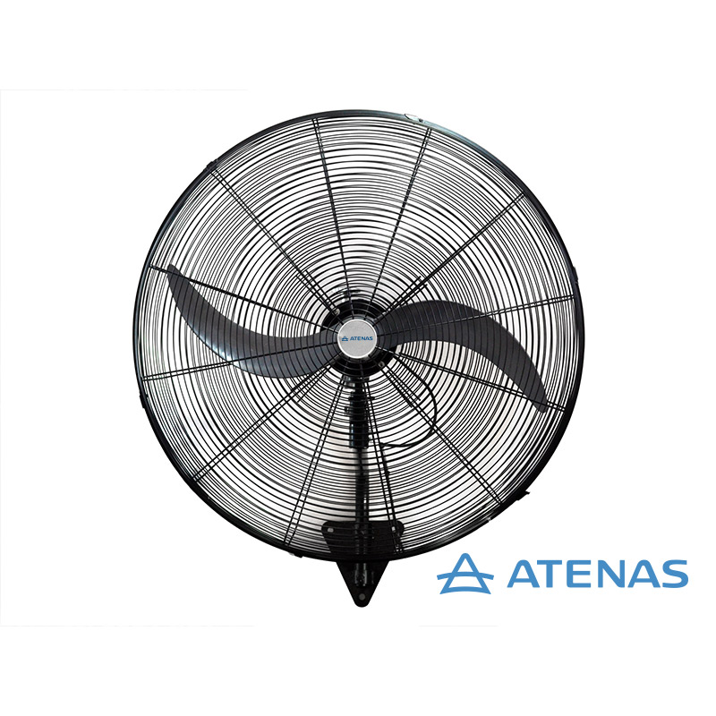 Ventilador Industrial de Pared 30" (75 cm) Oscilante 220v - Motor Czerweny M303 - Atenas