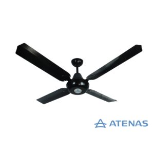 Ventilador de Techo Metálico Negro 130cm con porta pala 555 - Atenas