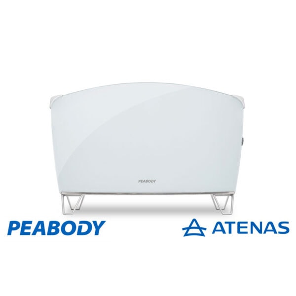 VitroConvector Doble Vidrio Peabody PE-BVC15B 1500W Blanco - Atenas