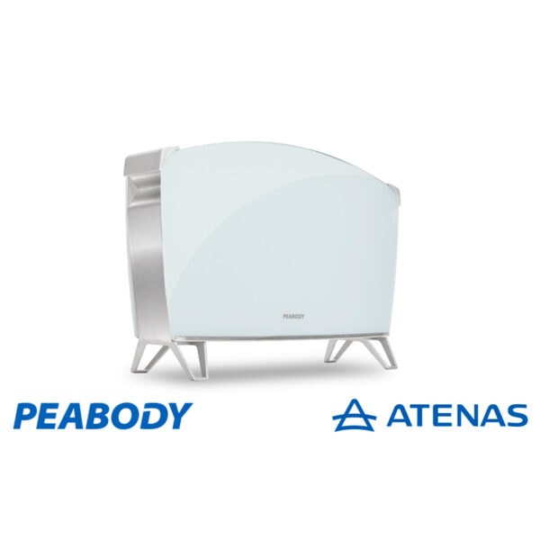 VitroConvector Doble Vidrio Peabody PE-BVC15B 1500W Blanco - Atenas