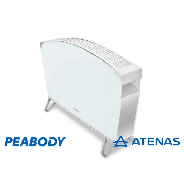 VitroConvector Doble Vidrio Peabody PE-BVC15B 1500W Blanco - Atenas