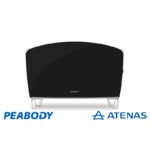 VitroConvector Doble Vidrio Peabody PE-BVC15N 1500W Negro -Atenas