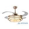 Ventilador De Techo Aspas Reversibles Con Luz LED Atenas JY42-5006 - Atenas