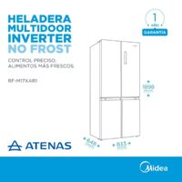 Heladera No Frost 470Lts Inverter Multidoor Midea RF-M17XAR1