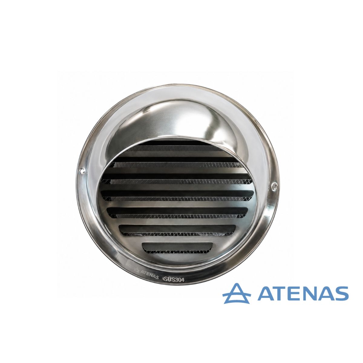 Extractor Industrial 20 CM Con Rejilla Fija de Acero Inoxidable HME20-RF20A - Atenas