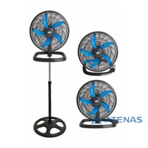 Ventilador 3 en 1 - Pie - Pared - Turbo de 18" (45 cm) Star Trak STP31-18 - Atenas
