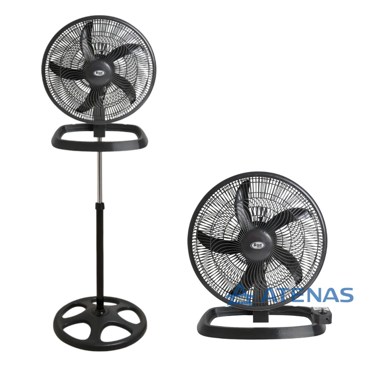 Ventilador 3 en 1 - Pie - Pared - Turbo de 18" (45 cm) Star Trak STP31-18 - Atenas