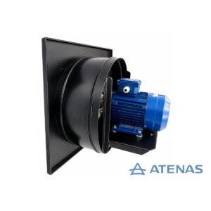 Extractor Axial 35 cm Con Frente Cuadrado 380v 1400rpm XTP135C - Atenas