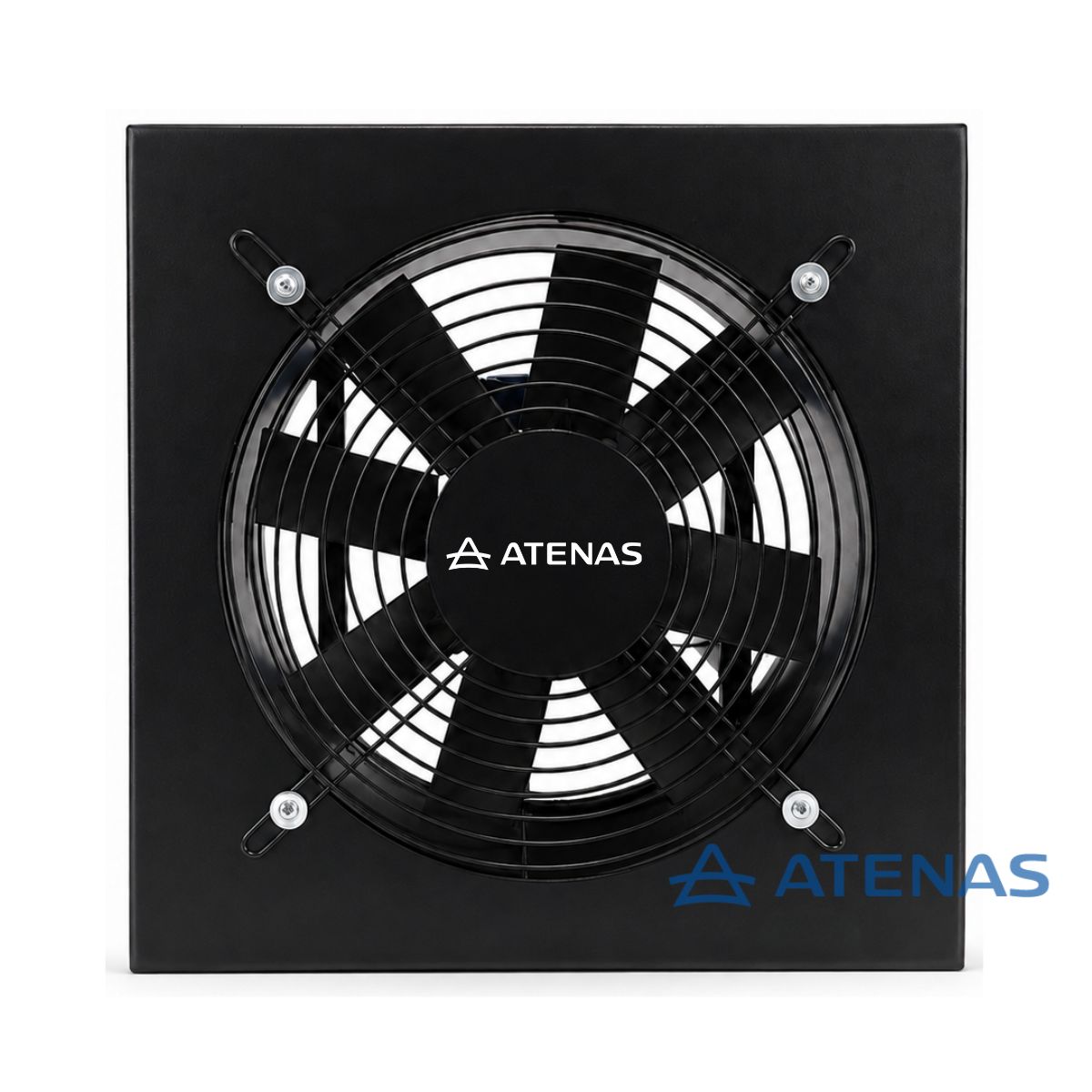 Extractor Axial Reforzado 40 cm Con Frente Cuadrado 380v 1400rpm XTP140C - Atenas