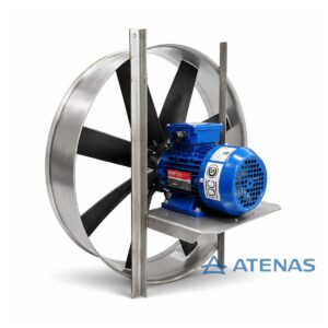 Extractor Axial 60 cm Acero AISI304 380v 1400rpm XTP160AISI - Atenas