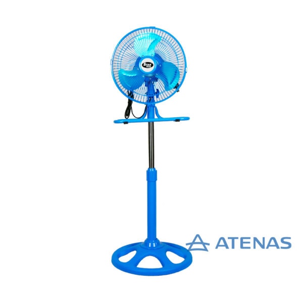 Ventilador Multifuncion Star Trak 10" (25Cm.) Celeste