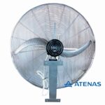 Ventilador de Pared Industrial Trifásico Oscilante 32" (80 cm) 400W