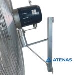 Ventilador de Pared Industrial Trifásico Oscilante 32" (80 cm) 400W