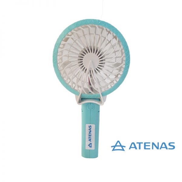 Ventilador USB Portátil de Mano Celeste Recargable - Atenas