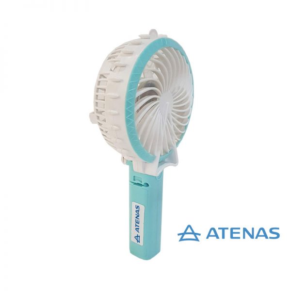 Ventilador USB Portátil de Mano Celeste Recargable - Atenas