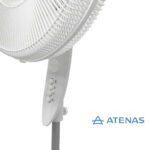 Ventilador de Pie Blanco 20" (50 Cm) con Botonera Magiclick V1108B