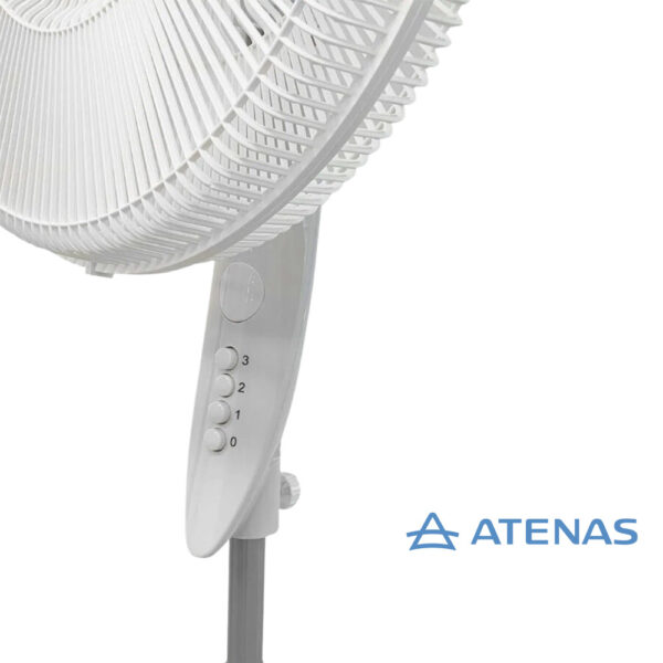 Ventilador de Pie Blanco 20" (50 Cm) con Botonera Magiclick V1108B